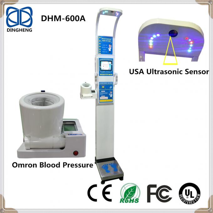 DHM-600A medizinische Ultraschallhöhengewicht bmi Skala mit medizinischer Höhen- und Gewichtsskala des Blutdruckes