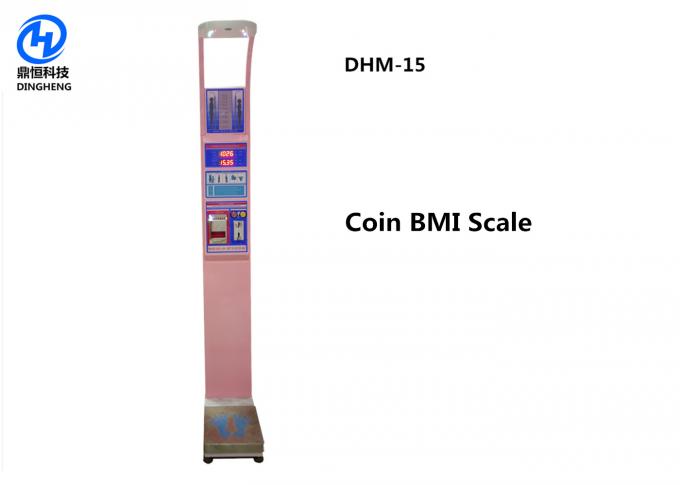 Münzen-Digital-Körpergewicht-Skala mit Genauigkeit 0.5kg der Höhenmessungs-0.1cm