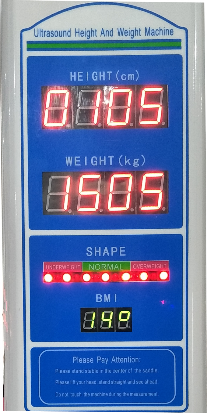 Ultraschallmaschine des höhengewichts BMI mit Sprachanweisung