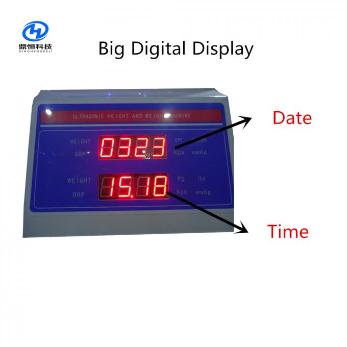 Maß-Maschine Digital BMI mit Gewichts-Höhenmessung