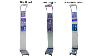 Muti Functional Coin Operated Weighing Scales With 200cm Height Range High Accuracy